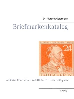cover image of Alliierter Kontrollrat 1946-48, Teil 3: Heinr. v.Stephan